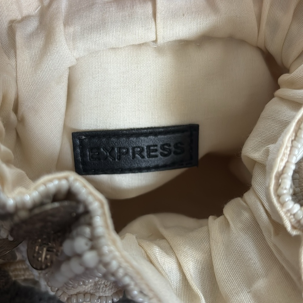EXPRESS Beaded drawstring bag - Picture 2 of 5